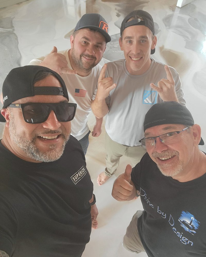 The Superior Concrete Solutions crew
