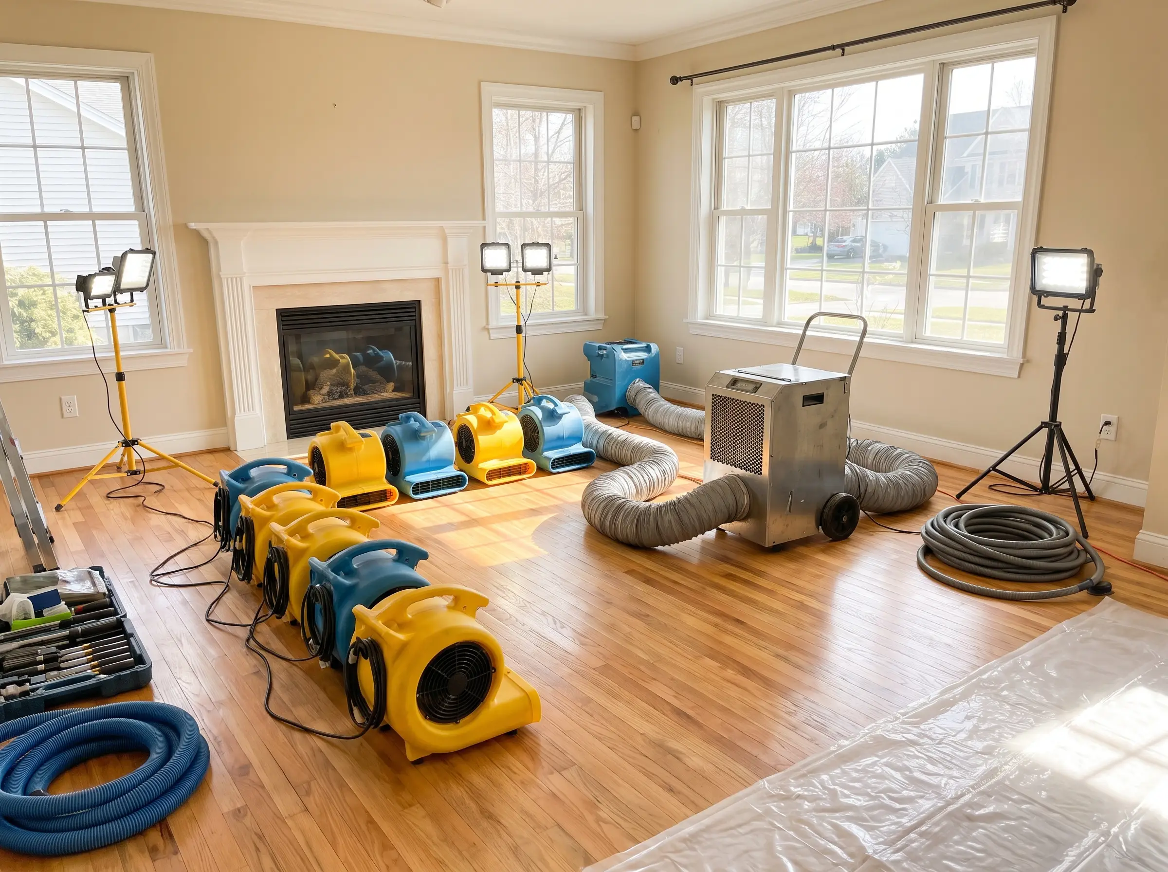 Water damage restoration