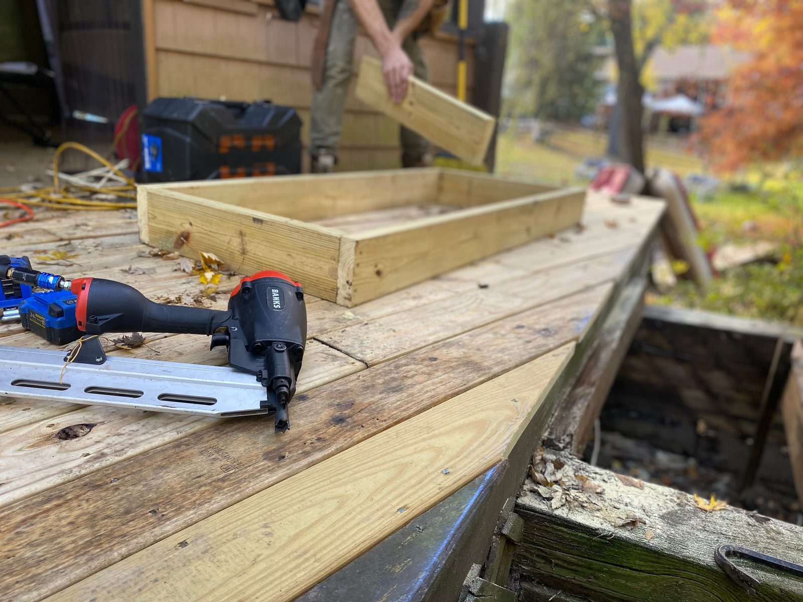 Roof decking detail