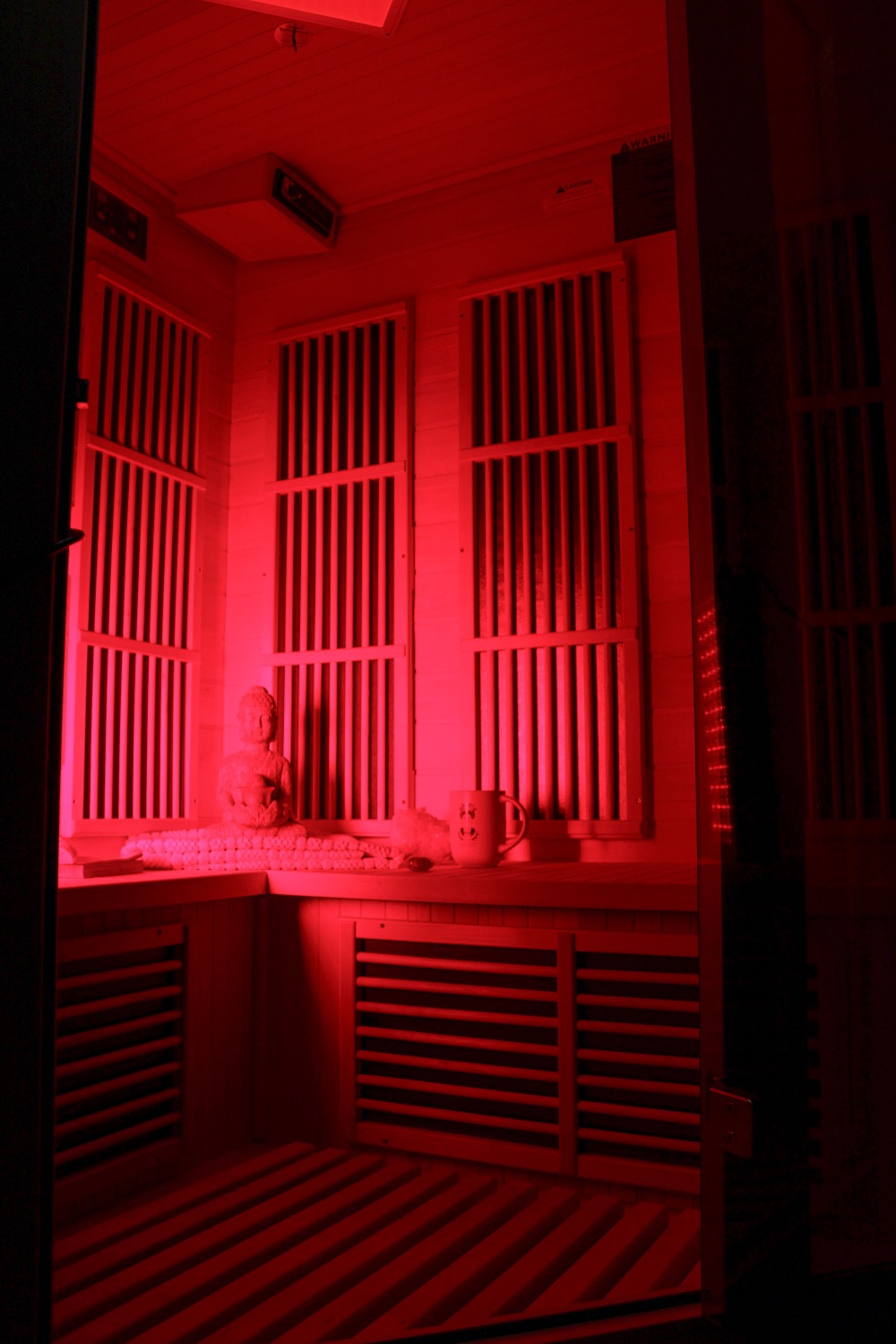 Infrared sauna room