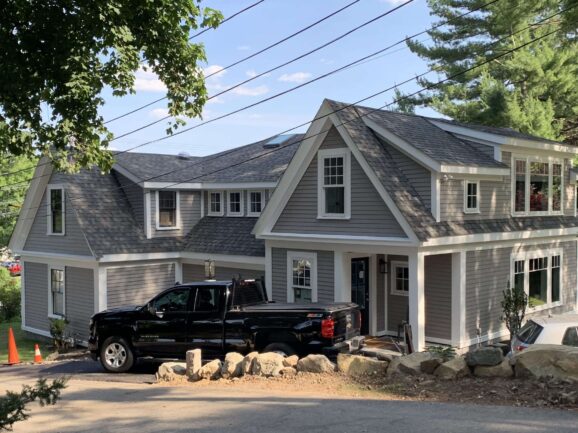 Home addition under construction