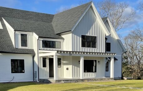 Finished new-construction home built by Turcios General Contracting