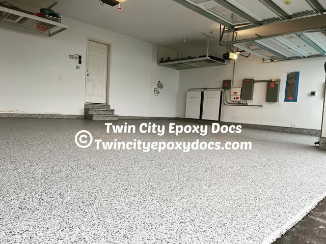 Recent garage floor coating project