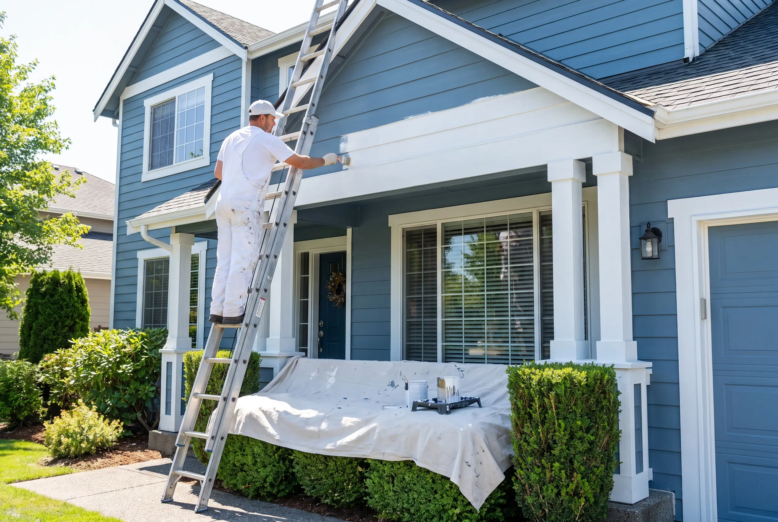 Exterior painting project