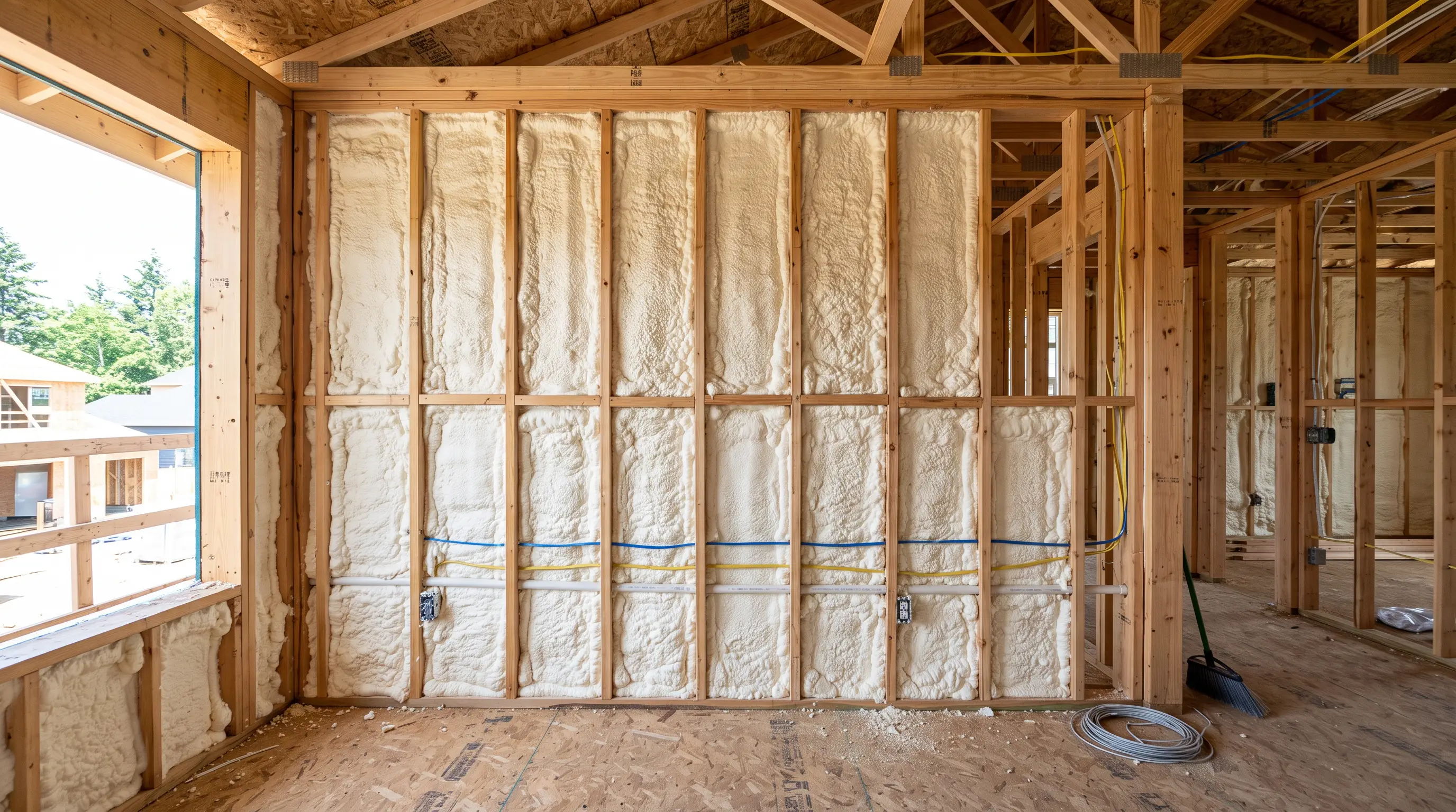 Spray foam crew on a jobsite