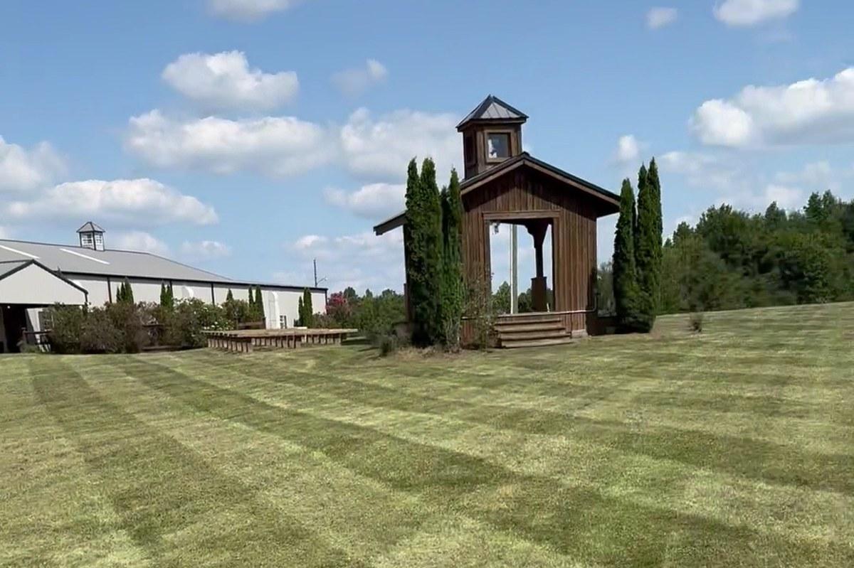 Well-kept lawn