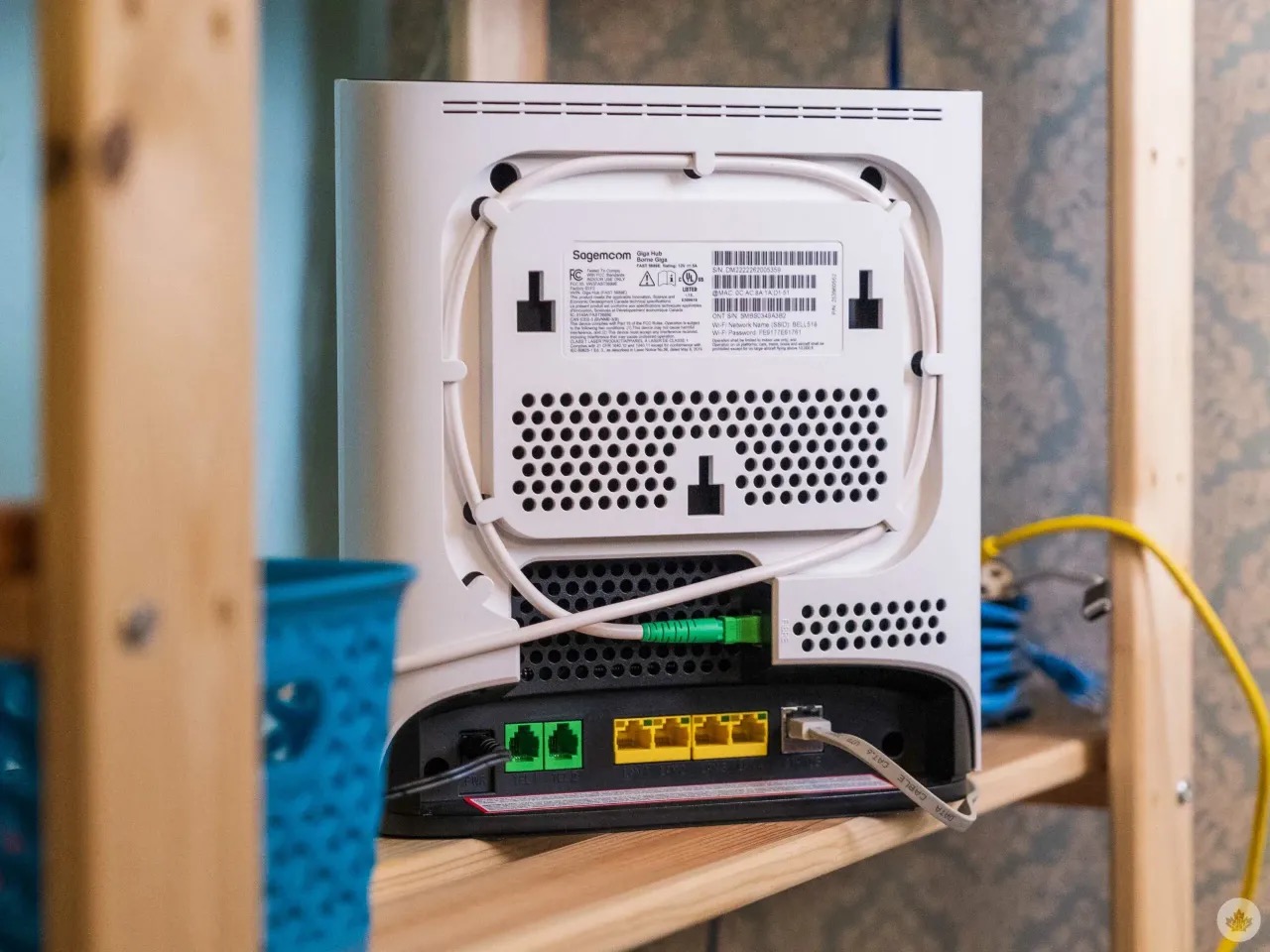 Home network setup, finished and organized