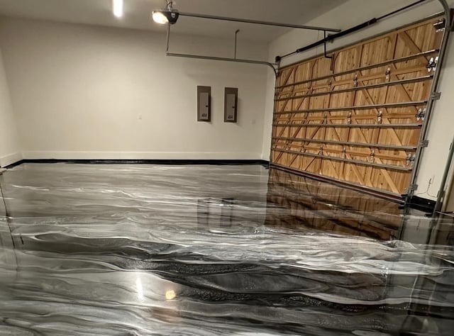 Garage floor epoxy coating