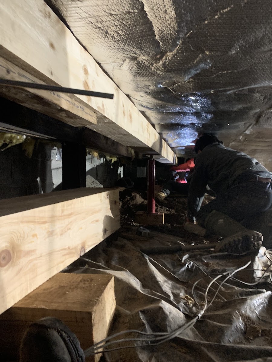 Construction crew on a jobsite